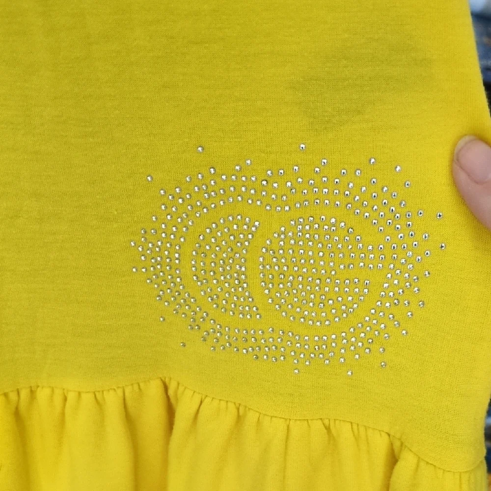 COOGI Yellow Ruffled Mini Dress - Picture 5 of 9